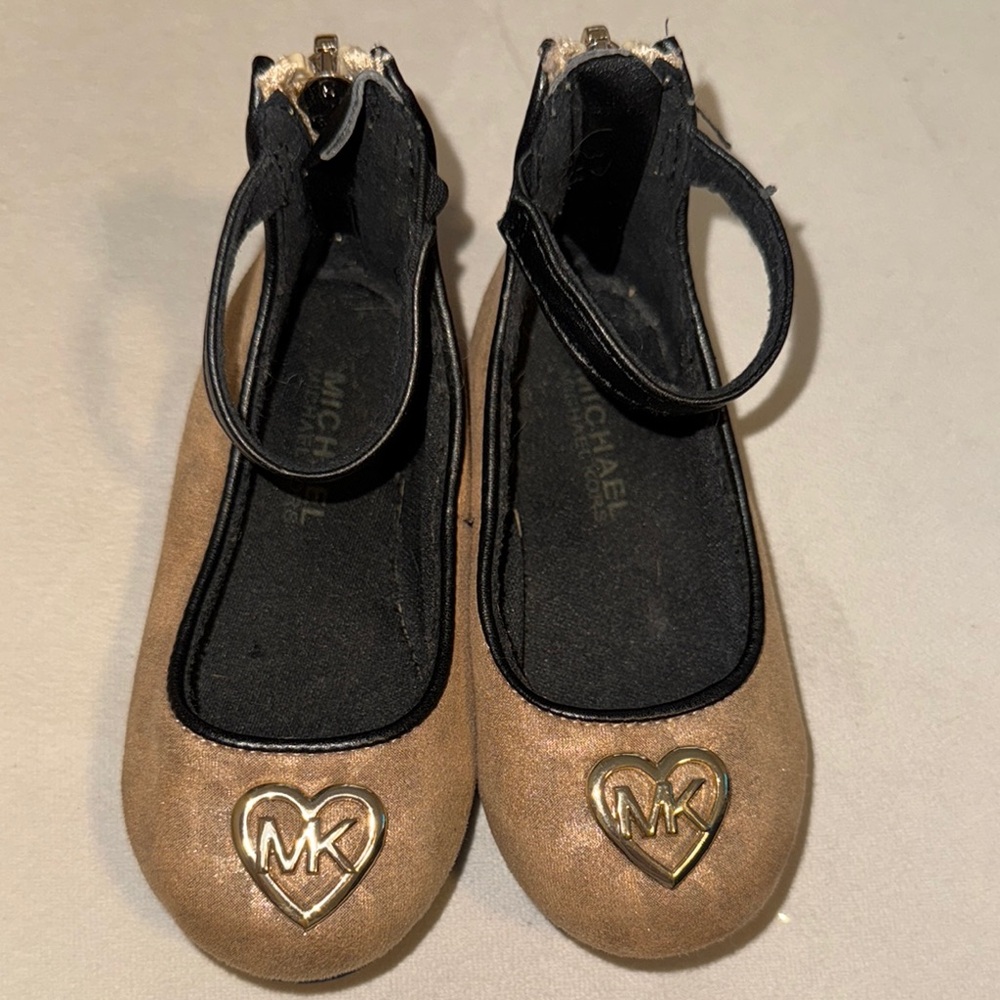 Michael Kors Gold Kids Shoes